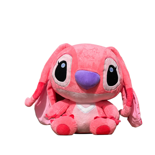 Peluche Stitch Rose 35cm - Jouet Doux pour Enfants