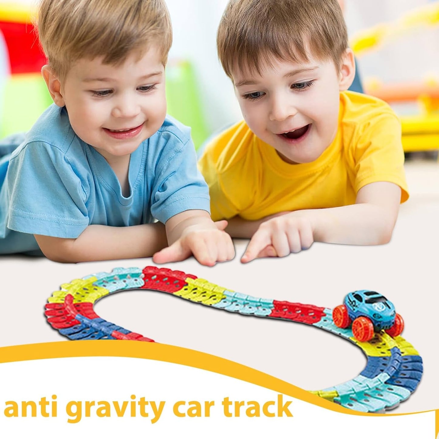 Jouet de Piste de Voiture Anti-gravité