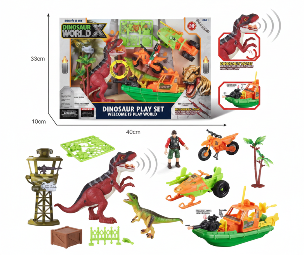Kit de Jeu Dinosaure Aventure Complet