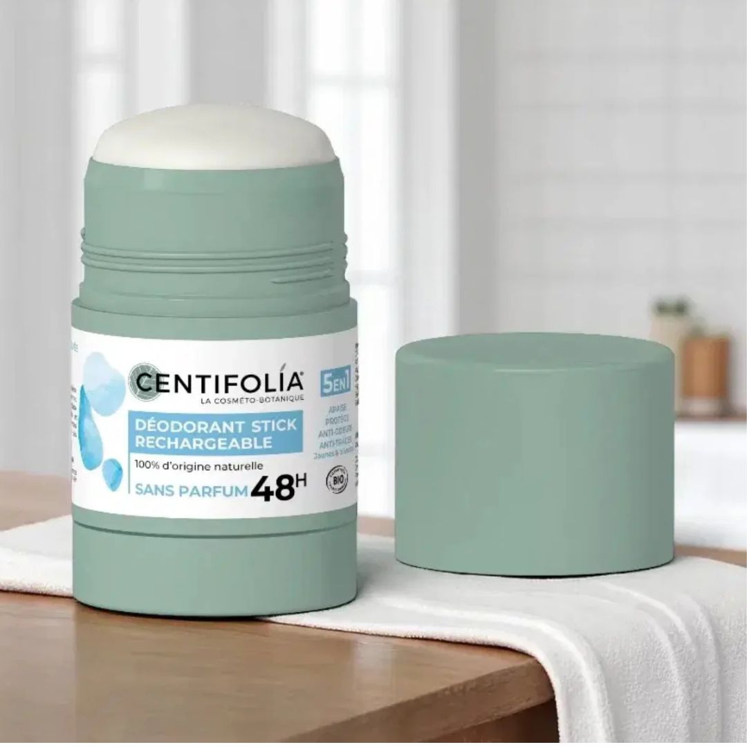 CENTIFOLIA DEODORANT STICK RECHARGEABLE 48H 5EN1 SANS PARFUM 50G