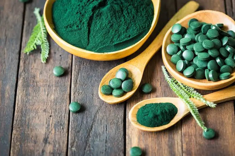 Boîte NutriMax Spiruline Bio format familial de 240 comprimés pour l immunité et la vitalité de la maman au Maroc, disponible sur spiruline 240